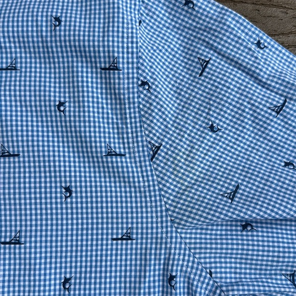 Vineyard Vines Men’s Slim Fit Whale Shirt | Large | Blue & Nautical deta… - Picture 4 of 7